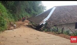 11 Kecamatan Cianjur Diterjang Banjir, Pergerakan Tanah, dan Longsor