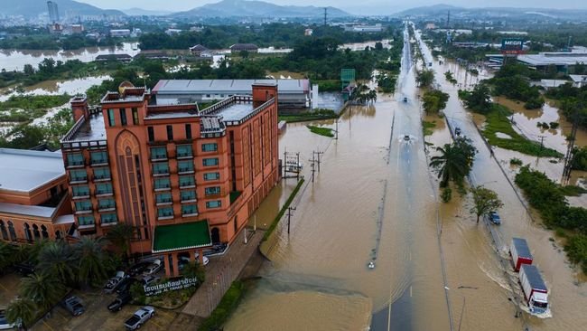 Jumlah Korban Tewas Banjir Bandang Thailand Bertambah Jadi 25 Orang