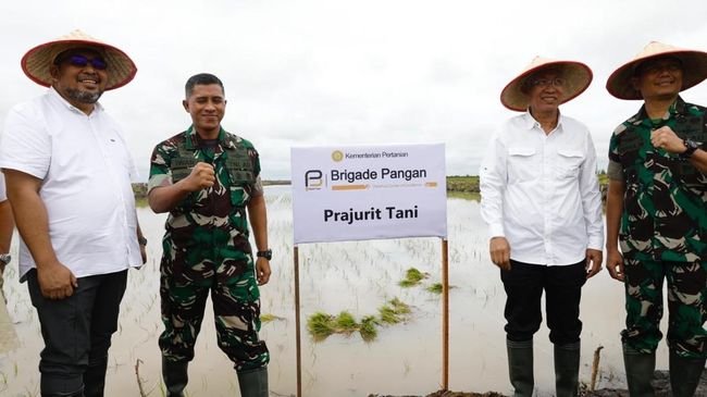 Percepat Swasembada, Kementan Gandeng TNI-Polri Bentuk Brigade Pangan