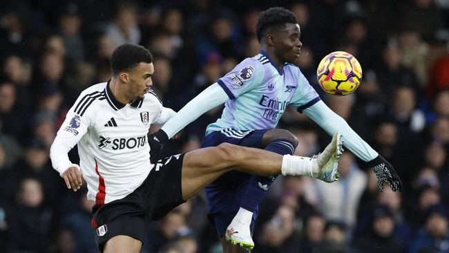 Gol Saka Dianulir, Arsenal Ditahan Fulham 1-1