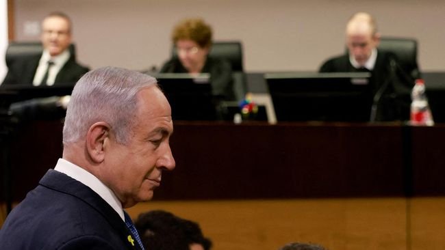 Sidang Perdana PM Israel Netanyahu Atas Dugaan Korupsi