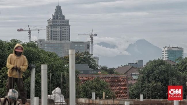 Potret Birunya Langit Jakarta Tanpa Polusi