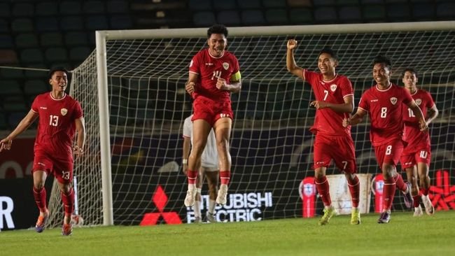 Barisan Pemain Muda Timnas Indonesia Tekuk Myanmar