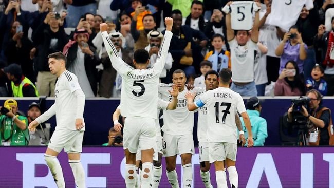 Kalahkan Pachuca, Real Madrid Juara Piala Interkontinental