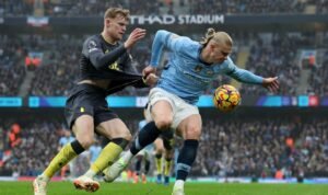 Penalti Haaland Gagal, Man City Ditahan Everton