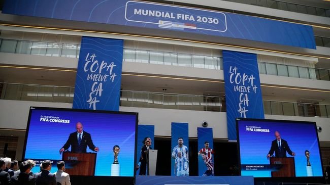 FIFA Resmi Umumkan Tuan Rumah Piala Dunia 2030 dan 2034