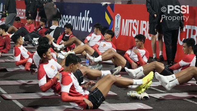 Latihan di Solo, Timnas Indonesia Masih Lelah Usai Lawan Vietnam