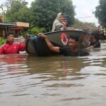 Banjir di Jombang Belum Surut, Ratusan Warga Masih Mengungsi