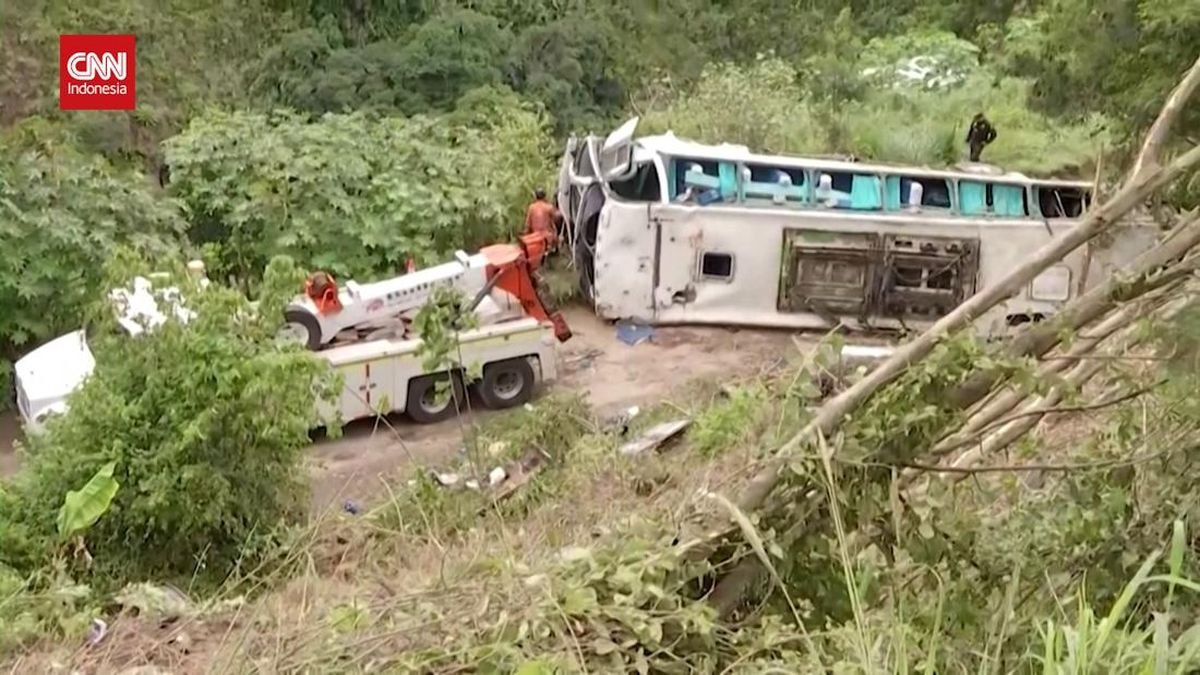 Bus Wisata Terguling di Kolombia, 13 Orang Meninggal Dunia