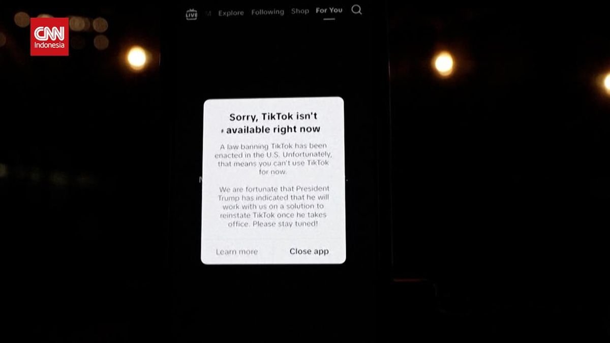 TikTok Resmi Tak Bisa Digunakan di Amerika Serikat