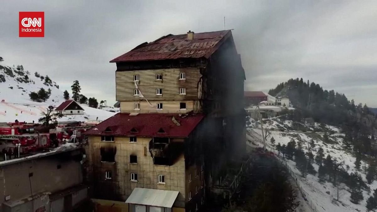 76 Tewas Akibat Kebakaran di Hotel Ski Turki