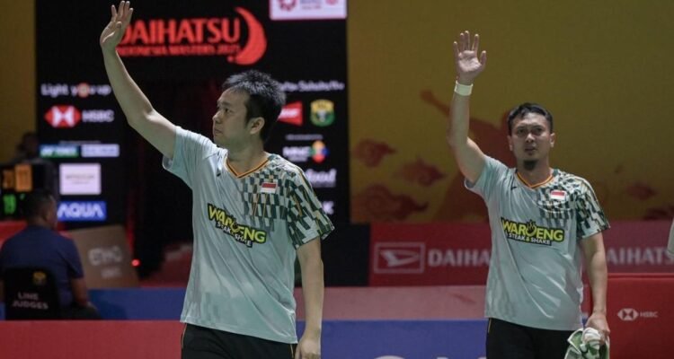 Aksi Terakhir Ahsan/Hendra di Lapangan Badminton