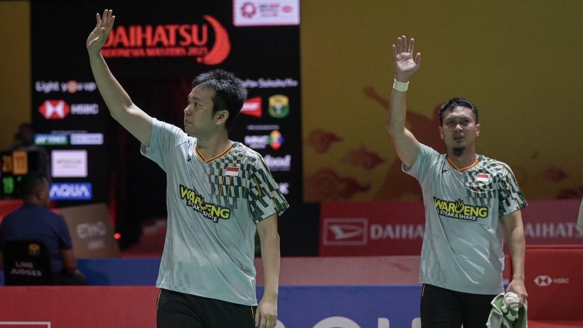 Aksi Terakhir Ahsan/Hendra di Lapangan Badminton