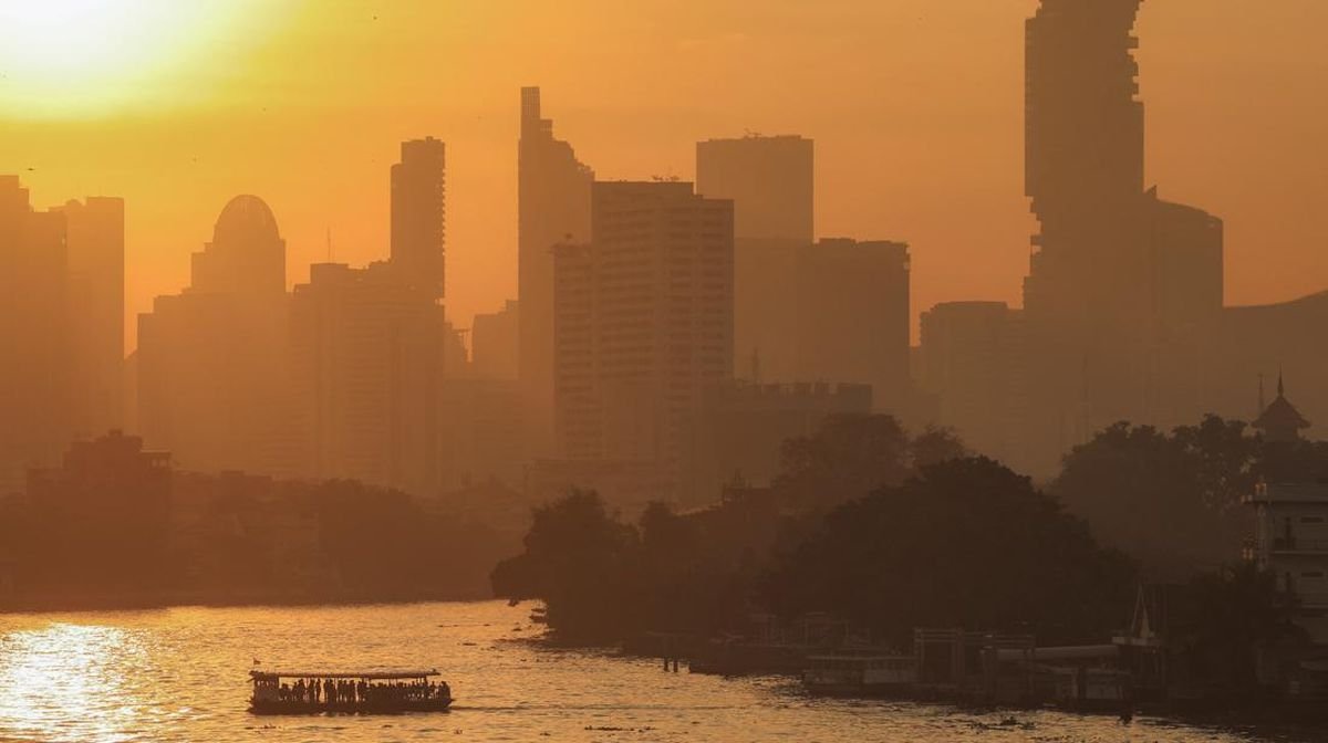 Pemandangan Suram Bangkok Usai Berselimut Polusi Udara