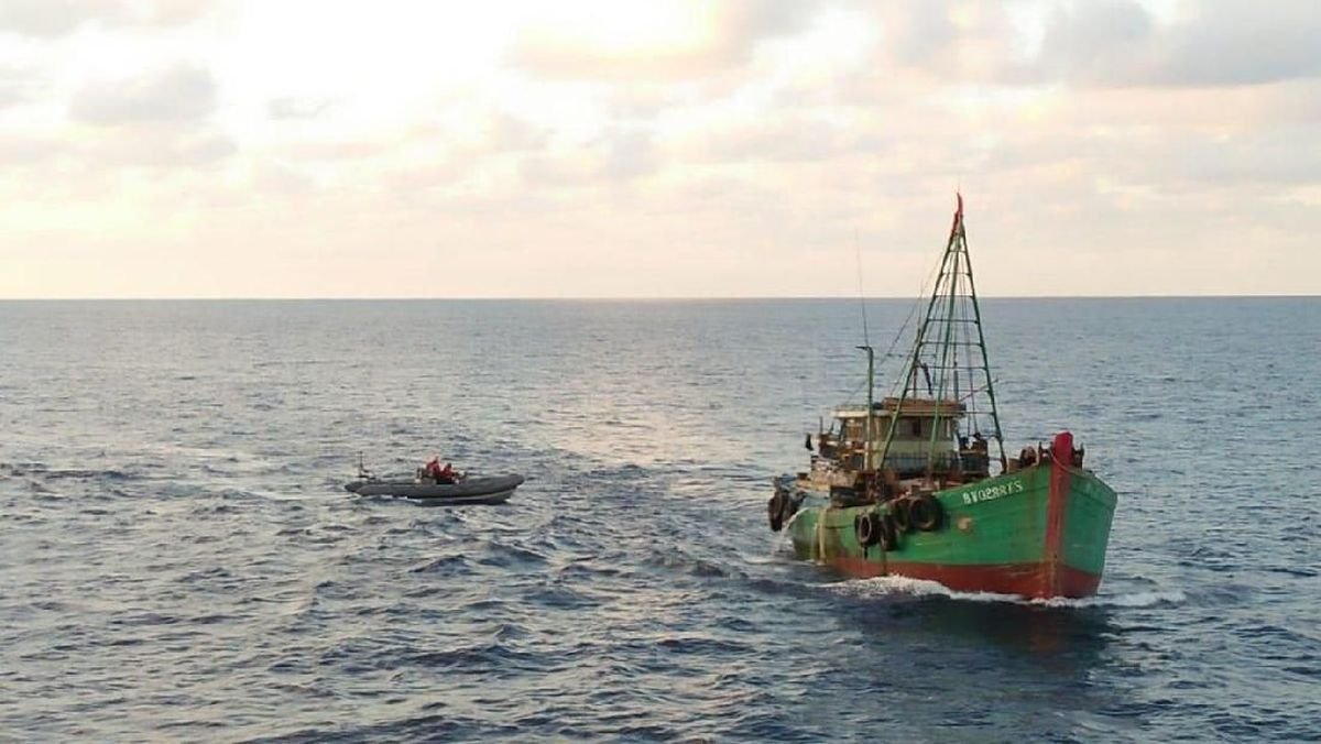 Kapal Asing Berbendera Vanuatu di Bintan Diamankan, Kru Warga Rusia