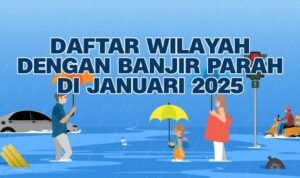 Daftar Wilayah Banjir Parah Sepanjang Januari 2025