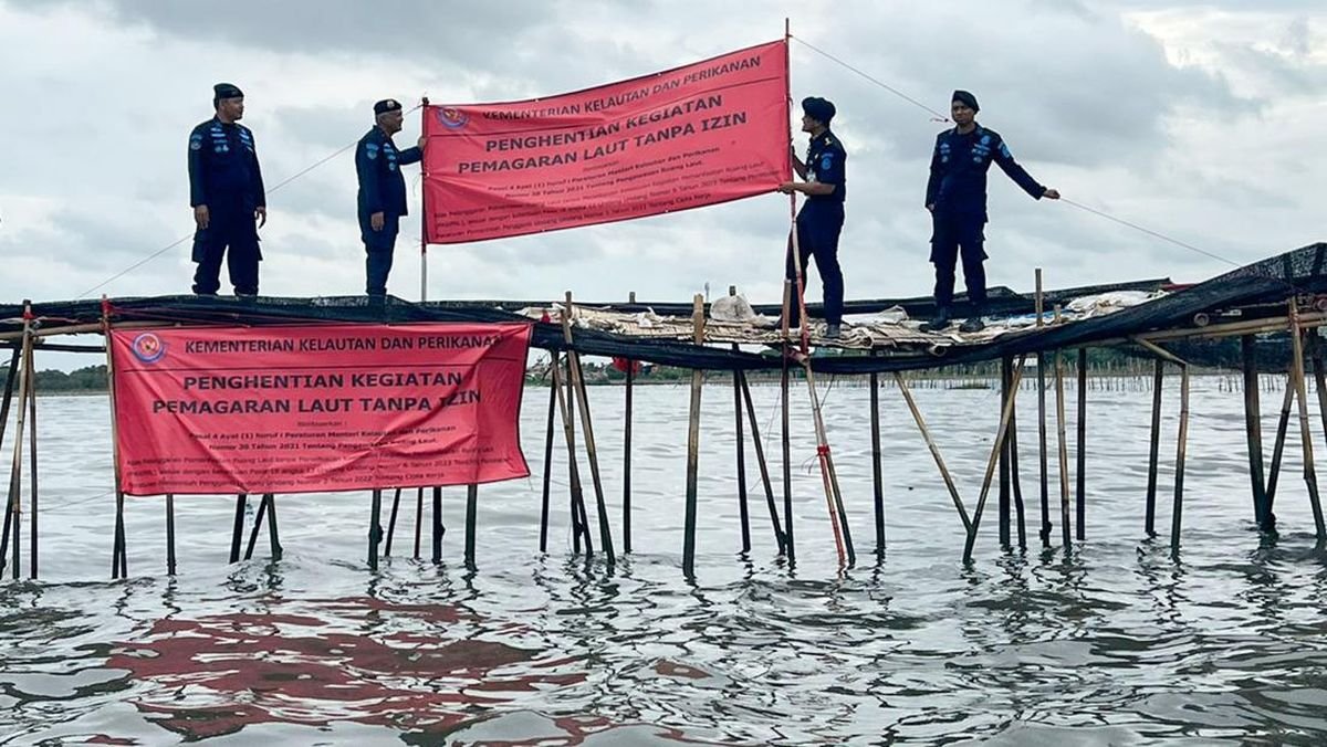 Pagar Laut Misterius 30 Km Tangerang Disegel Prabowo