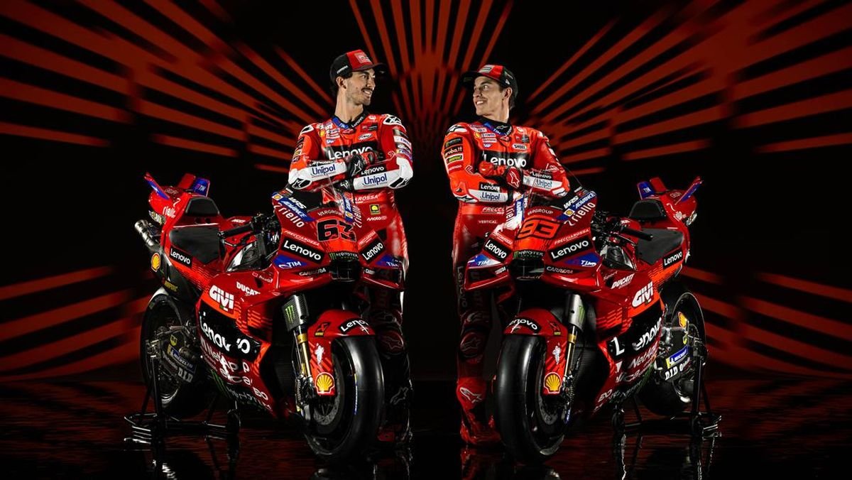 Penampakan Livery Ducati Bagnaia dan Marquez di MotoGP 2025