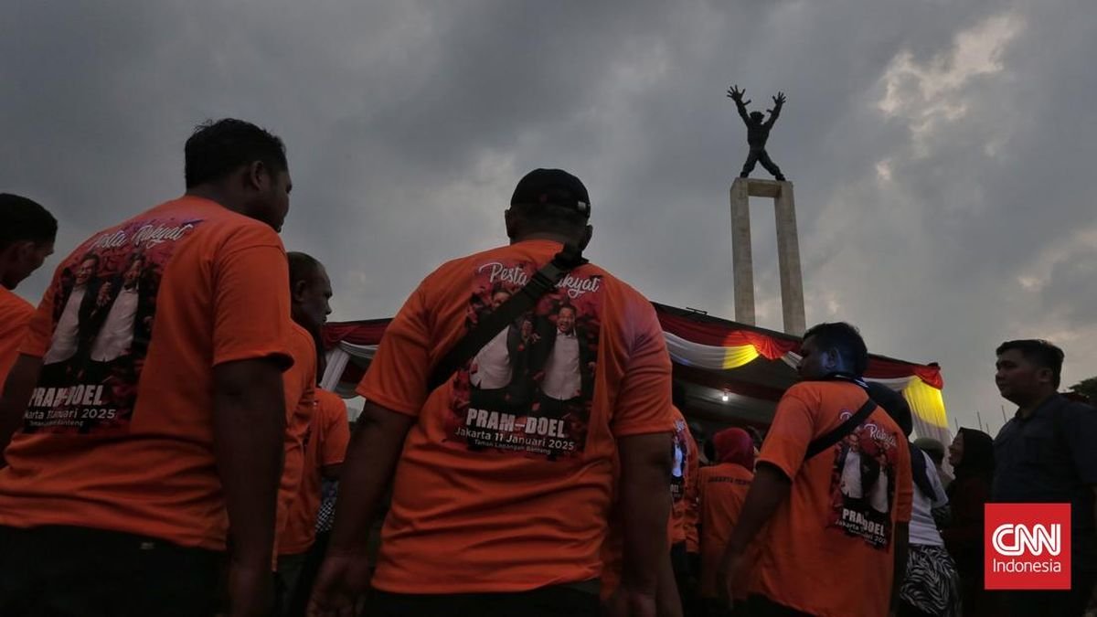 Pesta Rakyat Menyambut Kemenangan Pramono Anung-Rano Karno