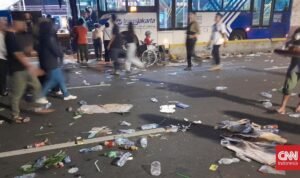 Sampah Tahun Baru Jakarta 132 Ton, Lebih Banyak dari Tahun Lalu