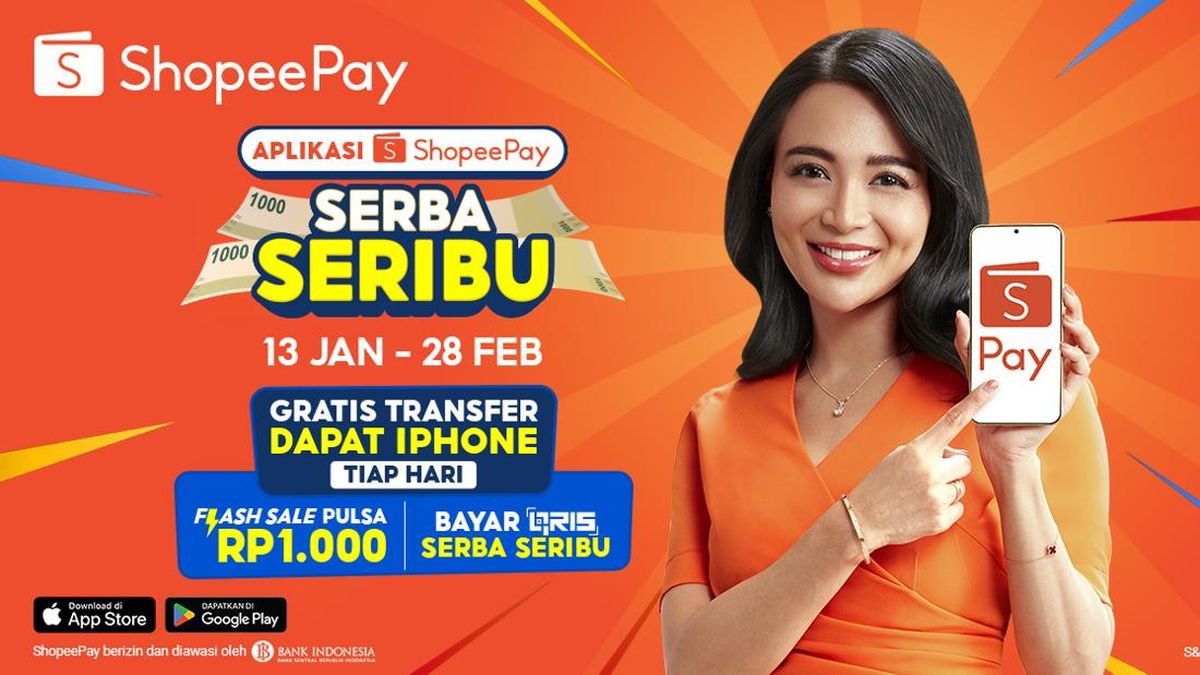 Transaksi Hemat Awal Tahun, Serba Seribu di Aplikasi Shopeepay