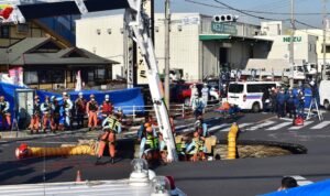 1,2 Juta Warga di Jepang Dilarang Mandi-Mencuci Imbas Lubang Sinkhole