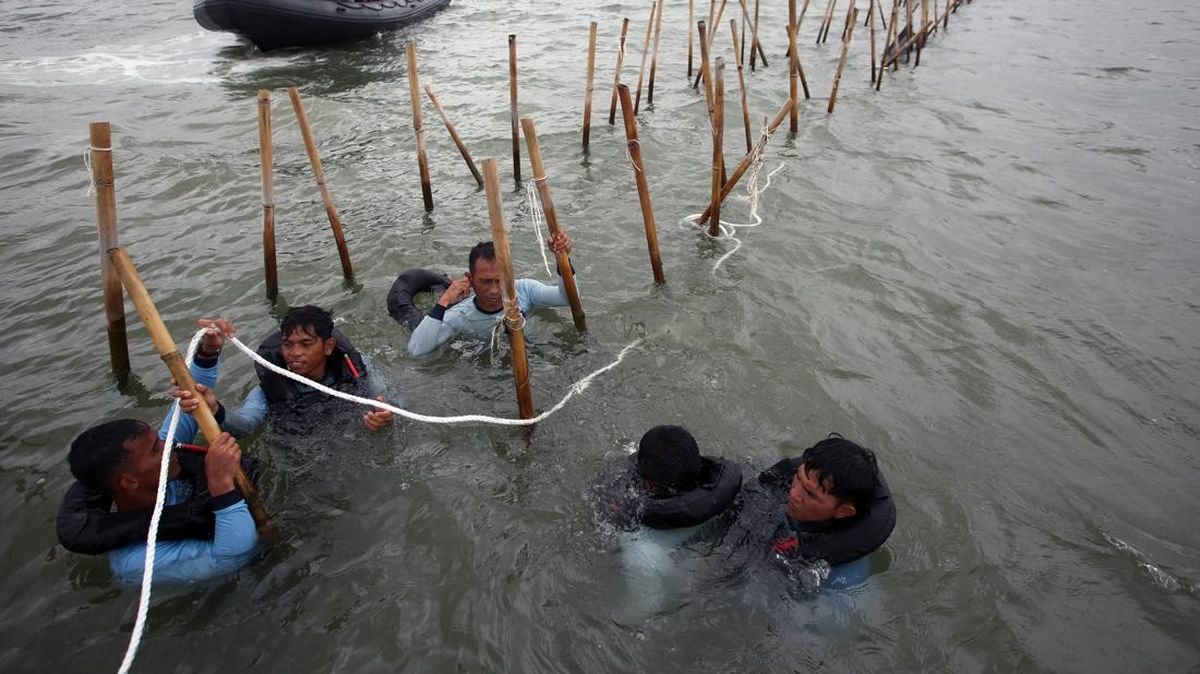 Pagar Laut Ilegal di Tangerang Tersisa 11,46 Km