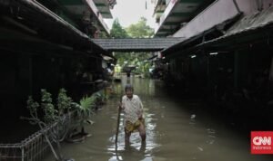 Banjir Rendam Rusunawa Bumi Cengkareng Indah