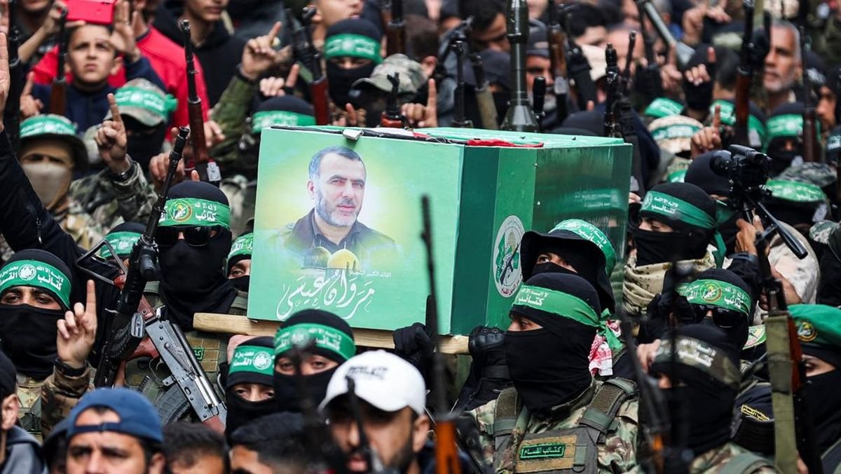 Ratusan Orang Hadiri Pemakaman Wakil Bos Hamas Marwan Issa