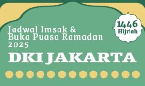 INFOGRAFIS: Jadwal Imsak dan Buka Puasa Wilayah DKI Jakarta