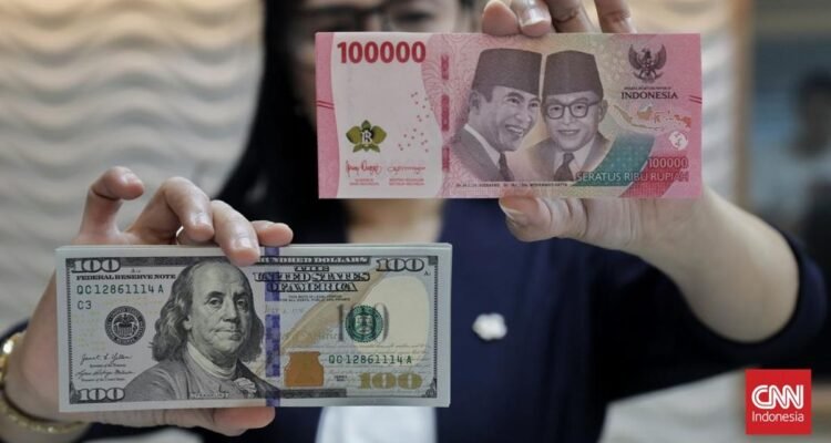 Rupiah Terkapar di Rp16.488 Sore Ini