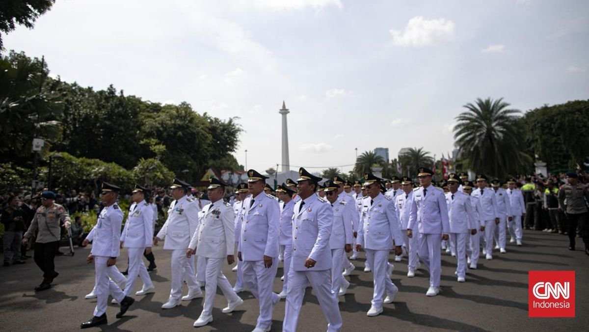 Momen Bersejarah Lantik 961 Kepala Daerah di Istana