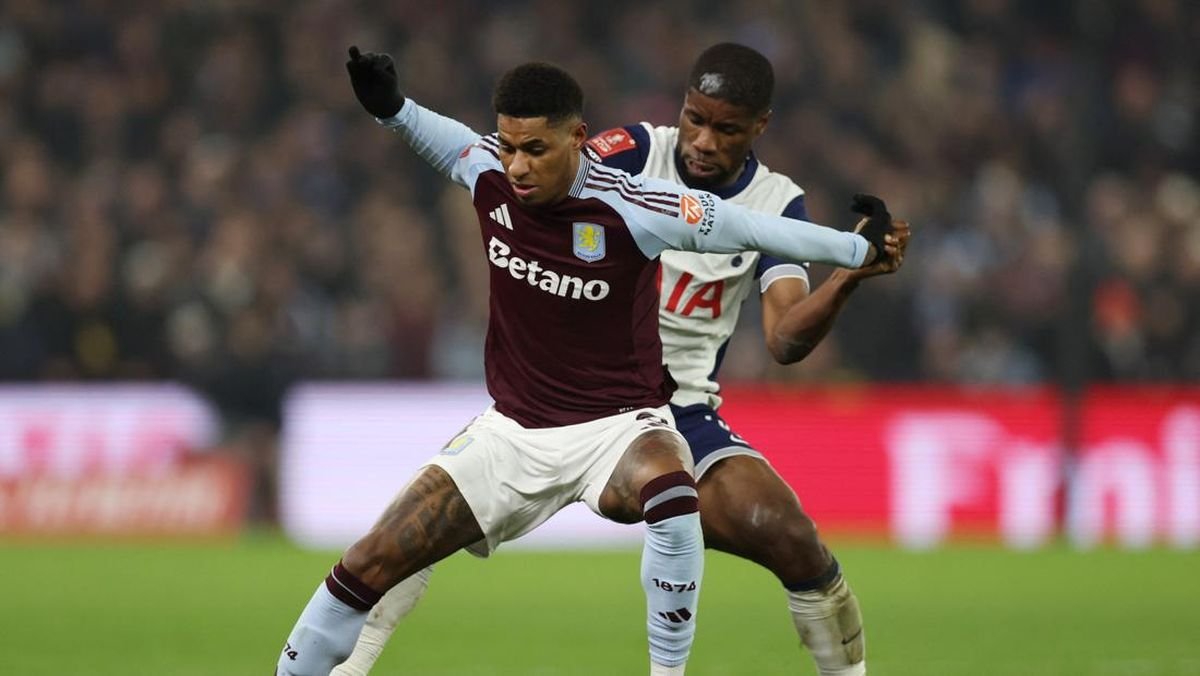 Rashford Debut, Aston Villa Singkirkan Tottenham dari Piala FA