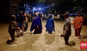 Gresik Dikepung Banjir, 7.373 Rumah dan 690 Ha Sawah Terdampak