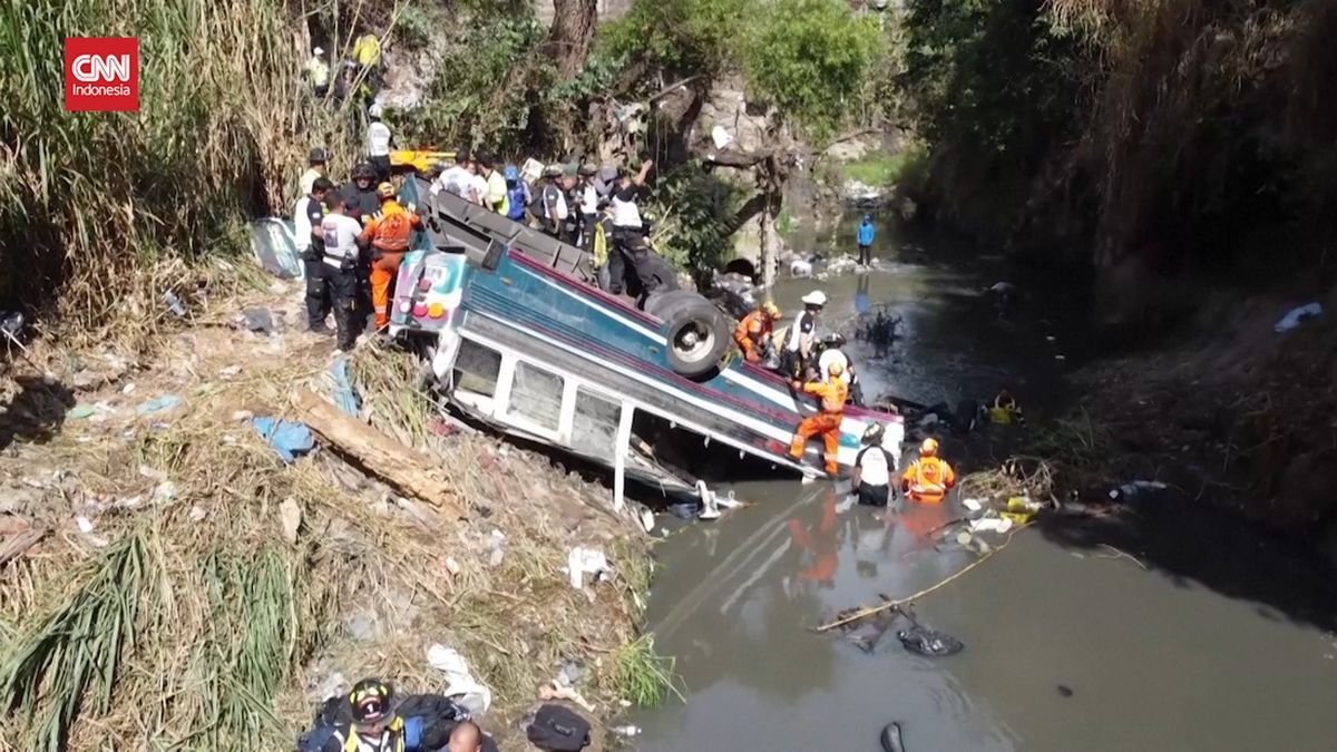 Kecelakaan Bus di Guatemala, 51 Orang Meninggal Dunia