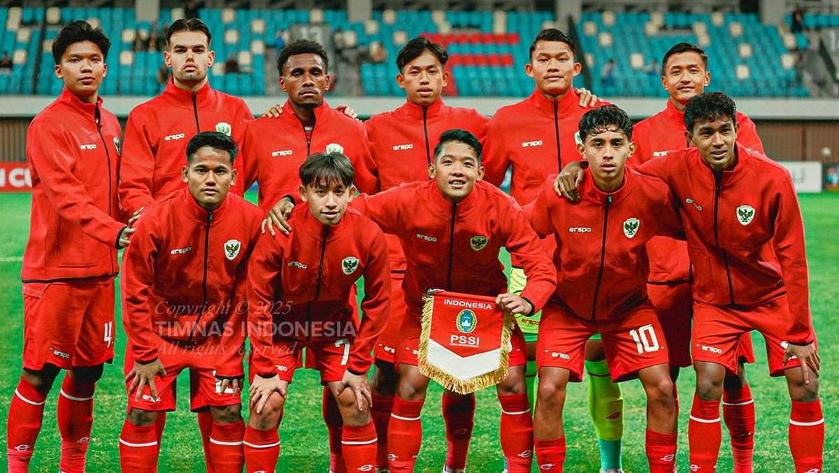 Timnas Indonesia U-20 Tertinggal 0-1 dari Iran di Babak Pertama