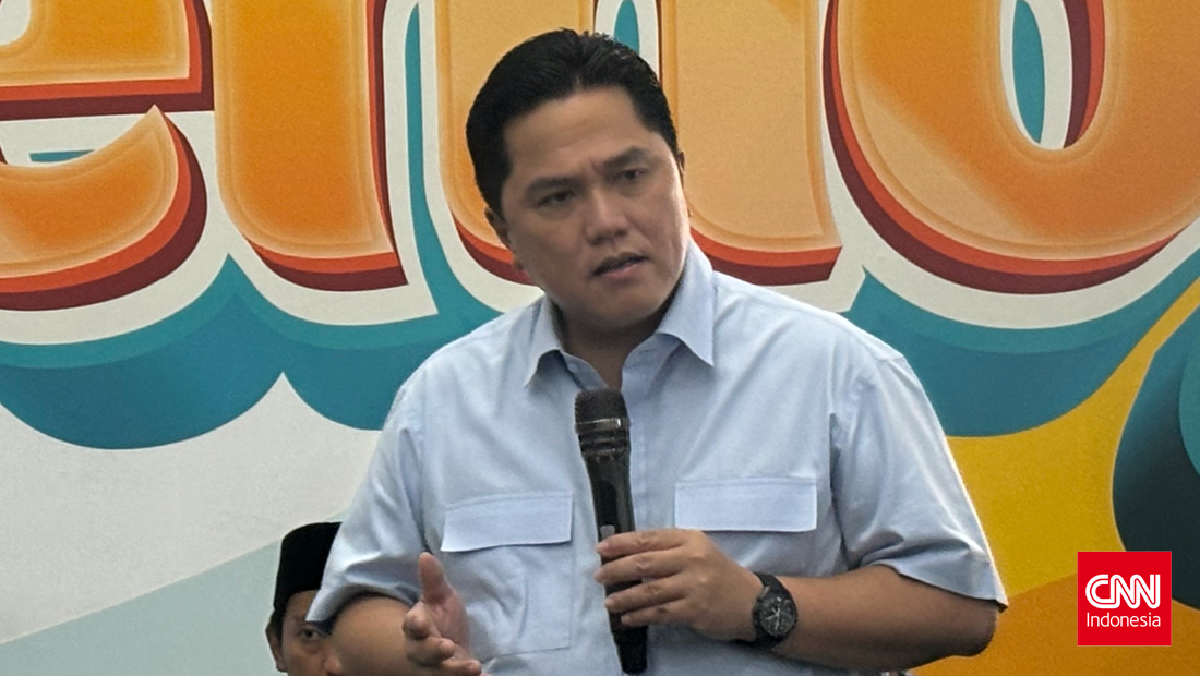 Canda Erick Thohir saat Lampu Lobi Kantor BUMN Mati