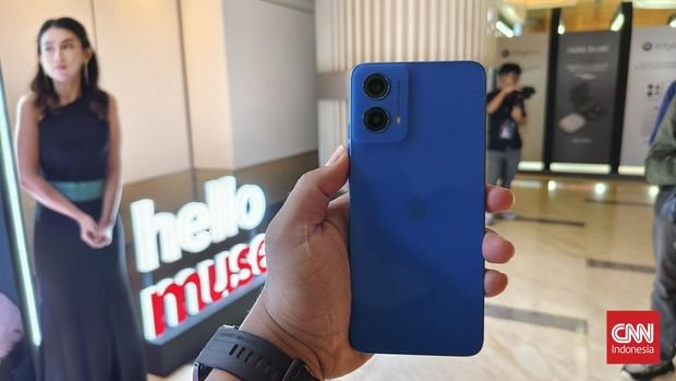 Motorola comeback ke pasar ponsel Indonesia dengan meluncurkan moto g45 5G pada Selasa (18/2).