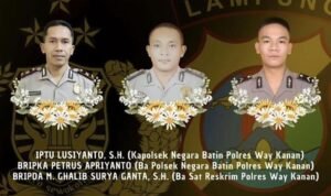 Profil 3 Polisi Tewas Ditembak saat Gerebek Sabung Ayam di Lampung