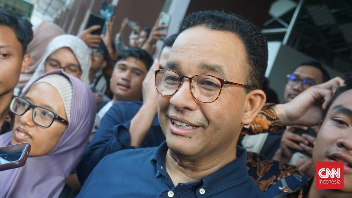 Anies Baswedan Hadir di PN Jakpus, Ikuti Sidang Perdana Tom Lembong