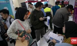 Banjir Pencari Kerja di Jakarta Job Fair Thamrin City