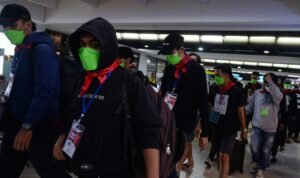 84 WNI Korban Online Scam di Myanmar Tiba di Bandara Soetta