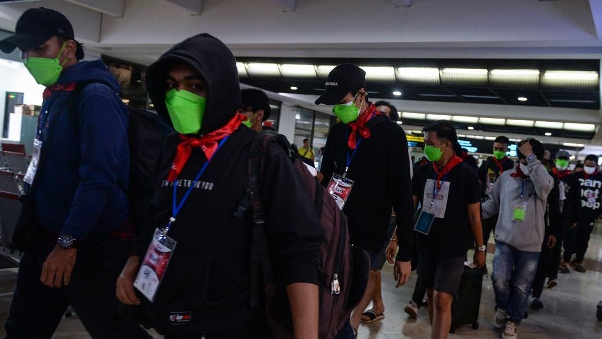 84 WNI Korban Online Scam di Myanmar Tiba di Bandara Soetta