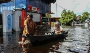 Banjir Rendam Mendawai Palangka Raya