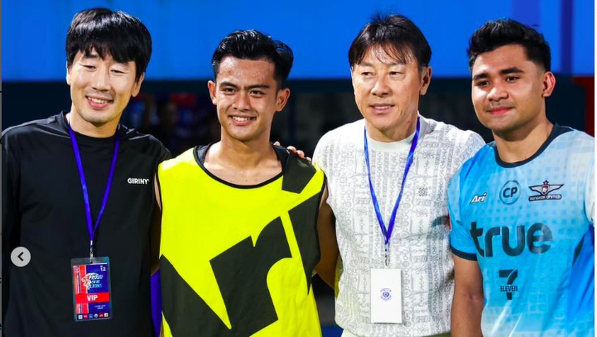 Shin Tae Yong Bertemu Arhan dan Asnawi di Thailand