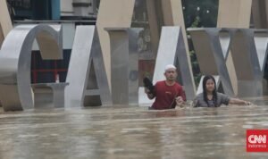 Sejumlah Perjalanan TransJakarta Terganggu Akibat Banjir di Bekasi