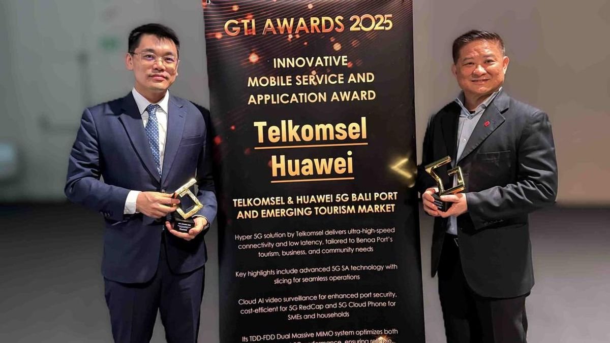 Hyper 5G Telkomsel dan Huawei Raih Penghargaan Global GTI Awards 2025