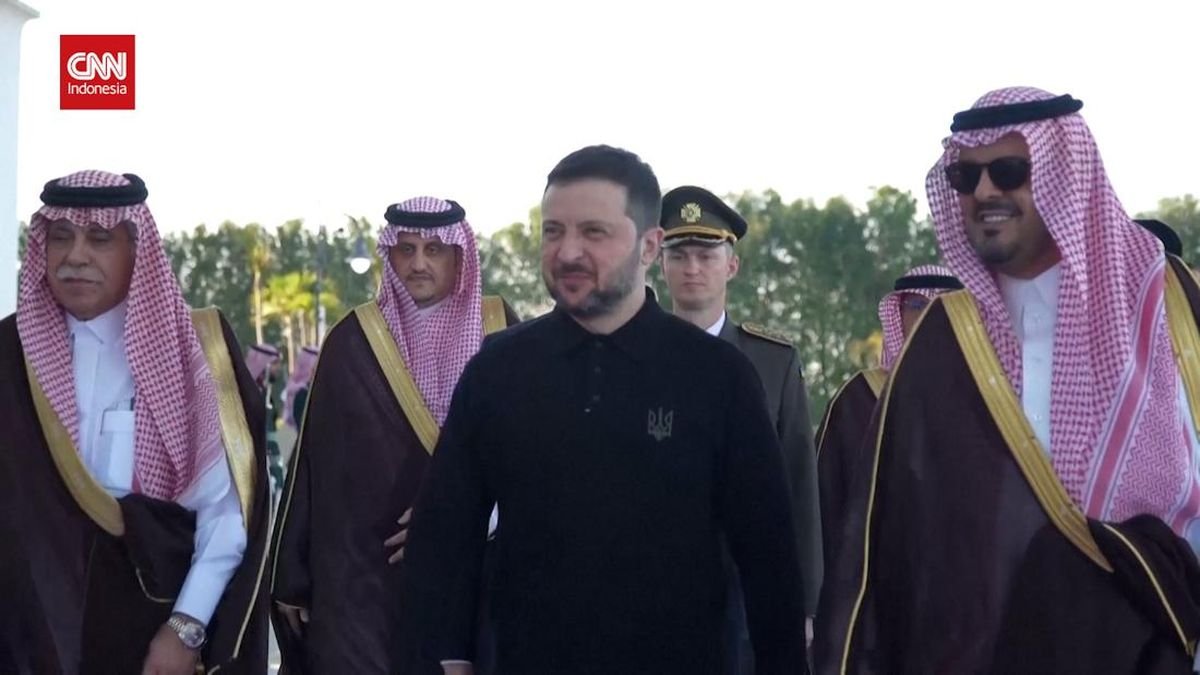 Zelensky Tiba Di Arab Saudi Jelang Diskusi dengan AS