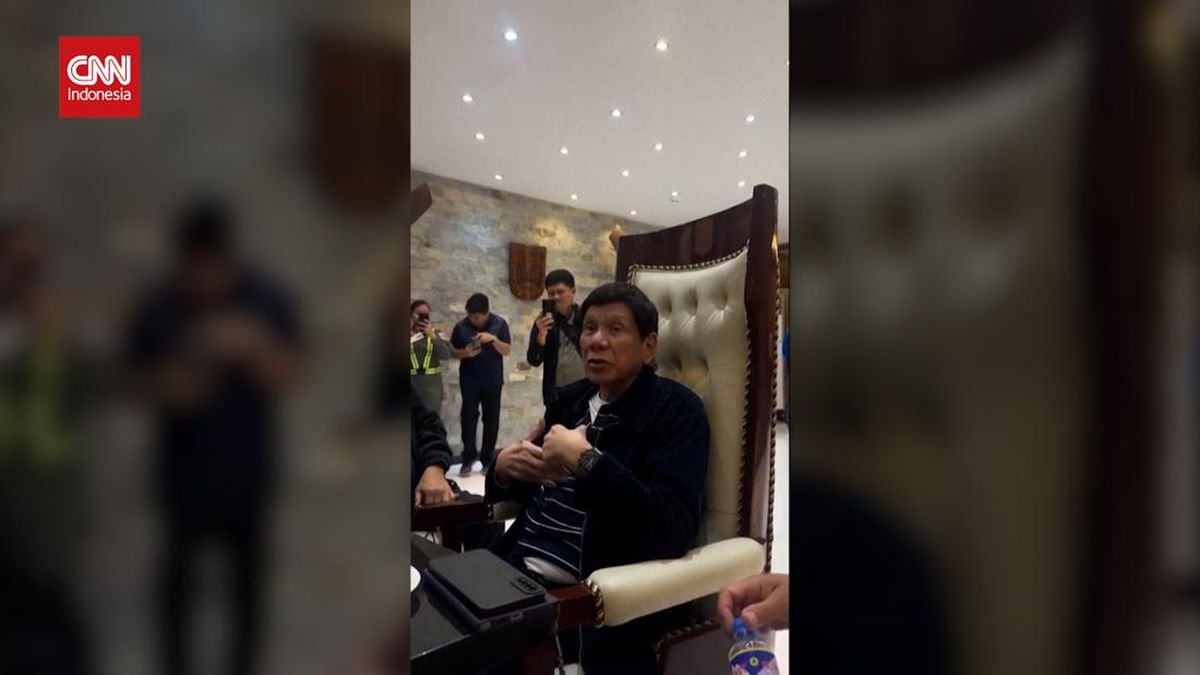 Eks Presiden Filipina Rodrigo Duterte Buka Suara Usai Ditangkap