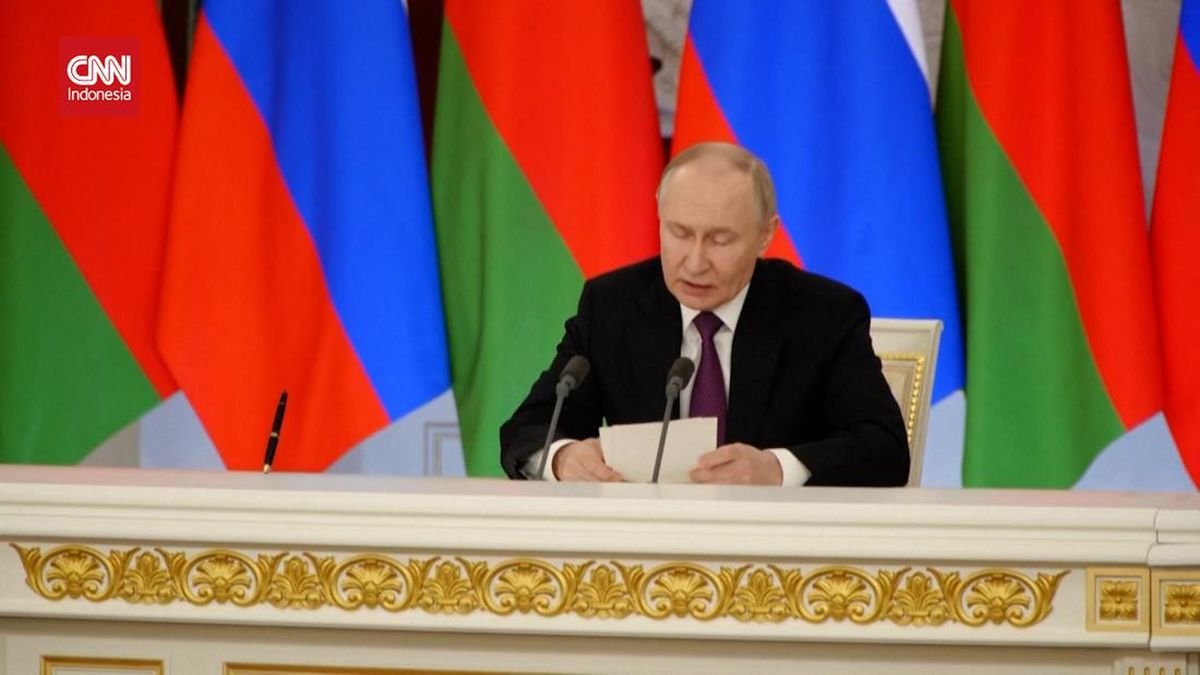 Putin Setuju Usulan Gencatan Senjata, Namun Ajukan Syarat